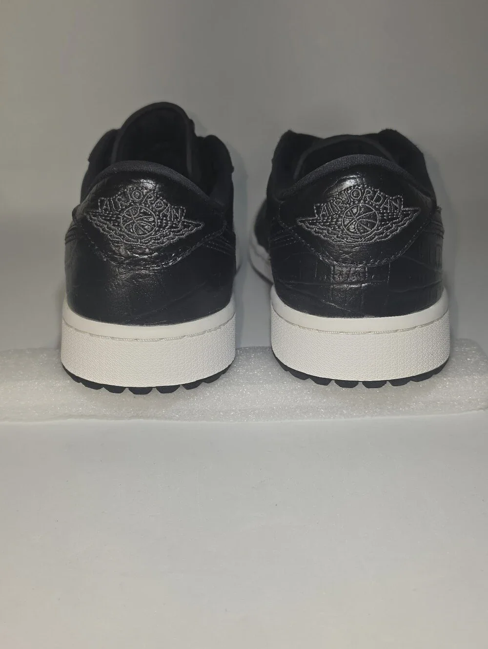 Nike Air Jordan 1 Low Golf - Black with White Sole